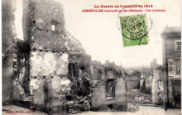 MEURTHE ET MOSELLE-La Guerre En Lorraine En 1914-Gerbéviller Bombardé Par Les Allemands-Vue Intérieure - Bastien - Gerbeviller