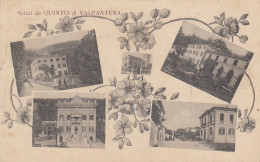 Veneto  -  Verona  -  Quinto Di Valpenta  -  Saluti Da Quinto  -  5 Vedute  - F. Piccolo  -  Viagg  - Molto Bella - Other & Unclassified