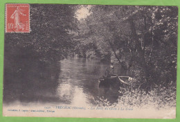 Belle CPA PRECHAC Les Bords Du Ciron à La Trave Animé Barque 33 Gironde - Autres & Non Classés