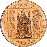 Andorre, 5 Euro Cent, Fantasy Euro Patterns, Essai-Trial, BE, 2003, Cuivre, FDC - Essais Privés / Non-officiels
