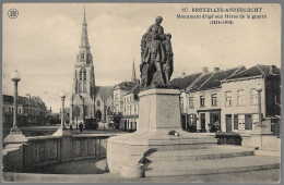 CPA CARTE POSTALE BELGIQUE BRUXELLES-ANDERLECHT MONUMENT ERIGE AUX HEROS DE LA GUERRE - Anderlecht