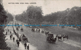 R041873 Rotten Row. Hyde Park. London. The Auto Photo. 1908 - Sonstige & Ohne Zuordnung