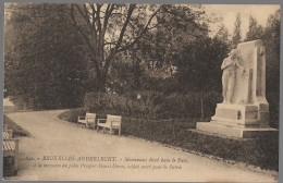 CPA CARTE POSTALE BELGIQUE BRUXELLES-ANDERLECHT MONUMENT DANS LE PARC A LA MEMOIRE DU POÊTE HENRI DEVOS - Anderlecht