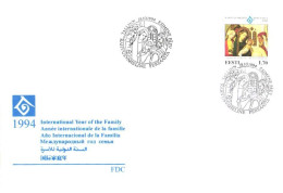 Estonia:FDC, International Year Of The Family, 1994 - Estonia