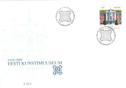 Estonia:FDC, Estonian Art Museum, 1994 - Estonia