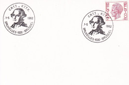 Lettres & Documents  Belgique België Belgium Bruxelles1982 - Storia Postale
