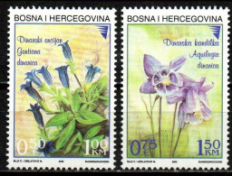 Bosnien Herzegowina 2002 - Mi.Nr. 261 - 262 - Postfrisch MNH - Blumen Flowers - Altri & Non Classificati