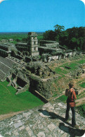 MEXIQUE - El Palacio - The Palace - Palenque Chis Meixco - Animé - Carte Postale - Mexique