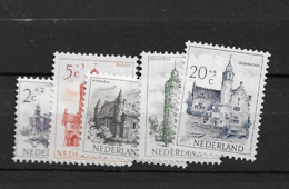 1951 MNH Netherlands, NVPH 568-72 Postfris** - Nuevos