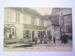2024 - 1751  MESNIL-AUBRY  (Val D'Oise)  :  Place De L'Eglise  -  Le PUITS   XXX - Autres & Non Classés