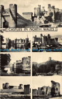 R042043 Castles In North Wales. Multi View. Valentine. RP. 1964 - Welt