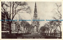 R042047 Scott Monument. Edinburgh.1951 - Welt