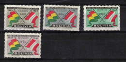 Nrs 442/45 Xx    Zeer Mooi - Bolivië