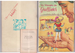 Livre Pour Enfant "les Voyages De Gulliver"  Offert Par KRAFT - Otros & Sin Clasificación
