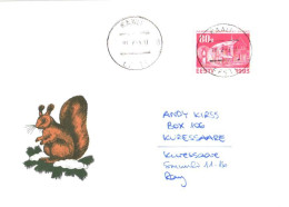 Estonia:FDC, Estonian Christmas 1993 Lowered Charge FDC - Estonia