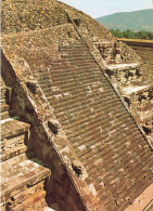 MEXIQUE - Front View Of The Temple Of Quetzalcoatl - Escalier - Carte Postale - Mexique