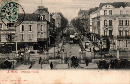 N°2283 W -cpa Le Mans -l'avenue Thiers- - Le Mans