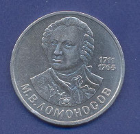 Soviet Union (USSR) - 1rouble,ruble 1986 Lomonosov. - Rusland