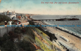 R042267 The West Cliff. Pier And Sands. Bournemouth. 1912 - Welt