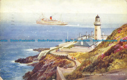 R042271 Douglas Head Lighthouse. I. O. M. Valentine. Art Colour. No A167. 1950 - World