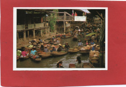 ASIE---THAILAND--Damnernsaduak Floating Market---voir 2 Scans - Thaïland