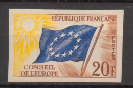 Conseil De L'Europe Drapeau De 1958 Sans Trace De Charnière Cote 90 € - Unclassified