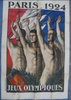 VIIIe Olympiade - Paris 1924 - Jeux Olympiques 78.5 X 120 Cm - Afiches