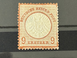 DR Gr. Brustschild Mi - Nr. 27 Ungebraucht/Falz + Original Gummierung . - Unused Stamps