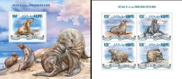 Maldives 2013, Animals, Seals, 4val In BF +BF - Sonstige & Ohne Zuordnung