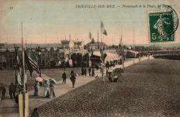 N°2294 W -cpa Trouville Sur Mer -promenade De La Plage- - Trouville