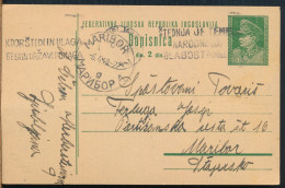 °°° 30879 - CARTOLINA POSTALE YUGOSLAVIA  - 1949 °°° - Joegoslavië