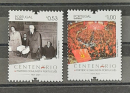 2021 - Portugal - MNH - Centenary Of Portuguese Communist Party - 2 Stamps + Block Of 1 Stamp - Ongebruikt