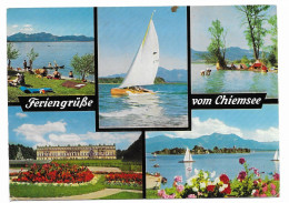 FERIENGRUBE VOM CHIEMSEE - Multi Vues - Circulée En 1973 - - Sonstige & Ohne Zuordnung