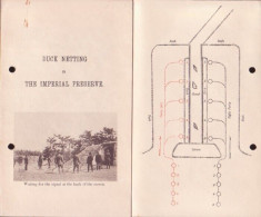 JAPAN - BOOKLET ON 'DUCK NETTING' 1928 - Documents Historiques