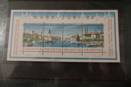 SUISSE -cat  YT BF N°24 - Exposition Philatélique / Naba Züri - 1984 N** MNH - Blocchi & Foglietti