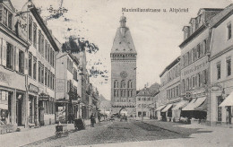 6720 SPEYER, Maximilianstrasse Und Altpörtel, Kayser's Cafe, Apotheke, 1906 - Speyer