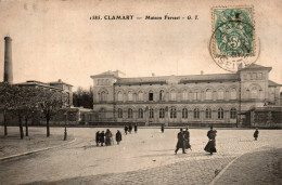 N°2300 W -cpa Clamart -maison Ferrari- - Clamart