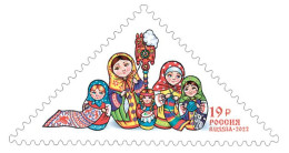 2022 3246 Russia Toys Matryoshka MNH - Unused Stamps