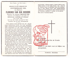 DP Florence Van Den Bossche ° Sint-Niklaas 1877 † 1949 X Arthur Nijs // Van De Voorde Baeck - Devotion Images