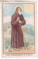 San Francesco Di Paola - Vecchio Santino (B) Con Preghiera  Rif. S458 - Godsdienst & Esoterisme