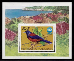 Madagaskar Vögel Birds Animals 1972 Block 8 ** MNH Prachthäher - Garrulus Lidthi (9076 - Madagascar (1960-...)