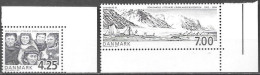 Denmark Danmark Dänemark 2003 Danish Litery Greenland Expedition Mi. No. 1335-36 ** MNH Postfrisch - Neufs