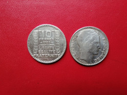 FRANCE = UNE PIECE DE MONNAIE DE 10 FRANCS DE 1933 EN ARGENT - 10 Francs