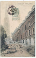 CPA CARTE POSTALE BELGIQUE BRUXELLES-ANDERLECHT MAISON SAINTE-ANNE ET L' EGLISE 1910 - Anderlecht