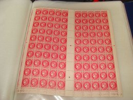 N° 373 En Feuille  De 100 Timbres Entières Neuves - Full Sheets