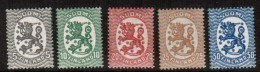 1919  Finland Republic 5 Different Between Michel 69 - 82 MNH **. - Nuevos