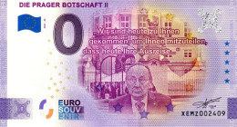 Billet Touristique - 0 Euro - Allemagne - Dir Prager Botschaft II (2021-65) - Privatentwürfe