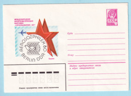 USSR 1980.0604. Philatelic Exhibition "AEROSOZPHILEX '80", Berlin. Prestamped Cover, Unused - 1980-91