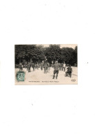 C P A   ANIMEE  FONTAINEBLEAU RAID NATIONAL MILITAIRE HIPPIQUE   CIRCULEE  1907 - Fontainebleau