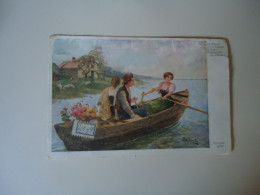 AUSTRIA   POSTCARDS  WIENER SALON BOATS    MORE  PURHASES 10% DISCOUNT - Other & Unclassified